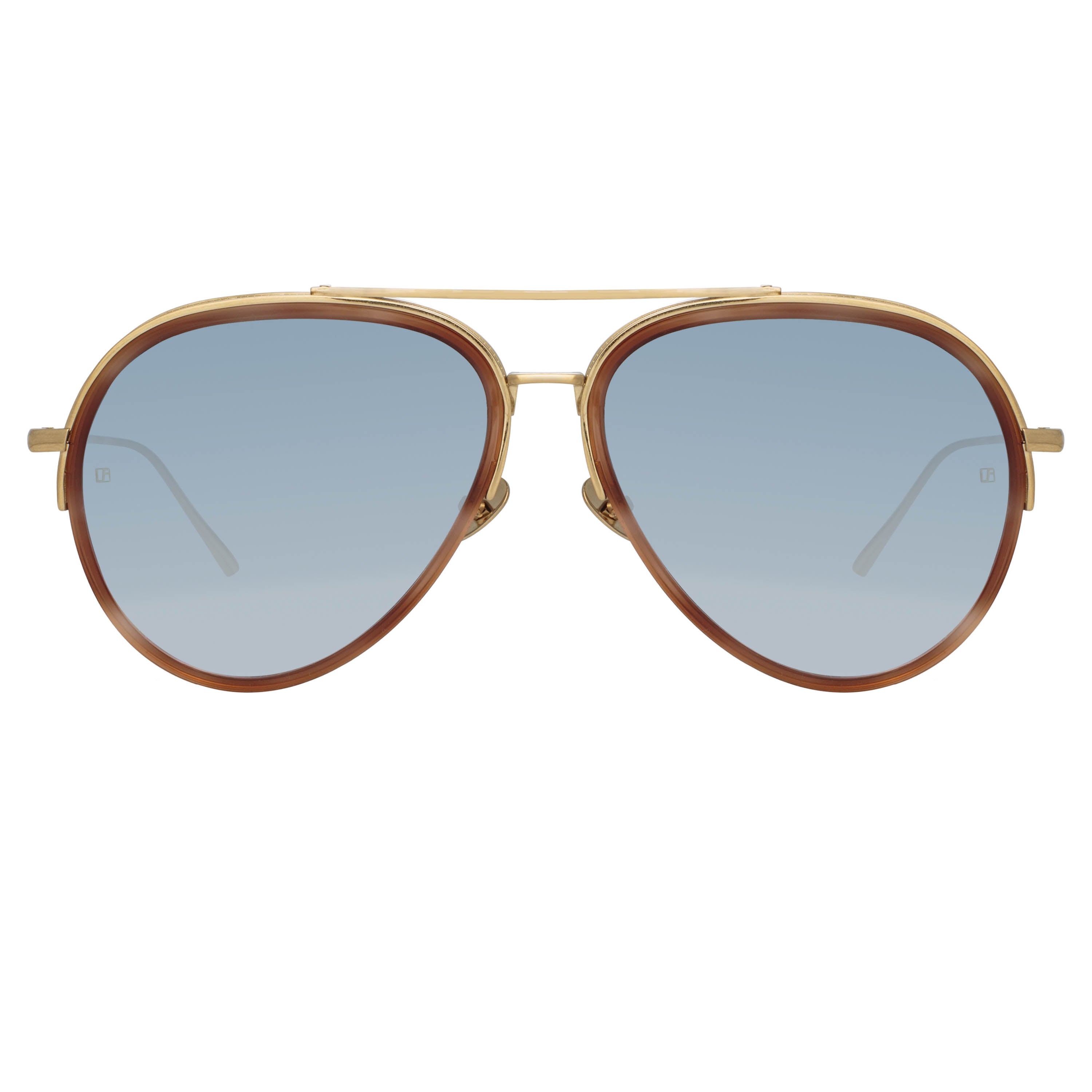 Color_LFL1118C4SUN - Abel Aviator Sunglasses in Horn (Men's)