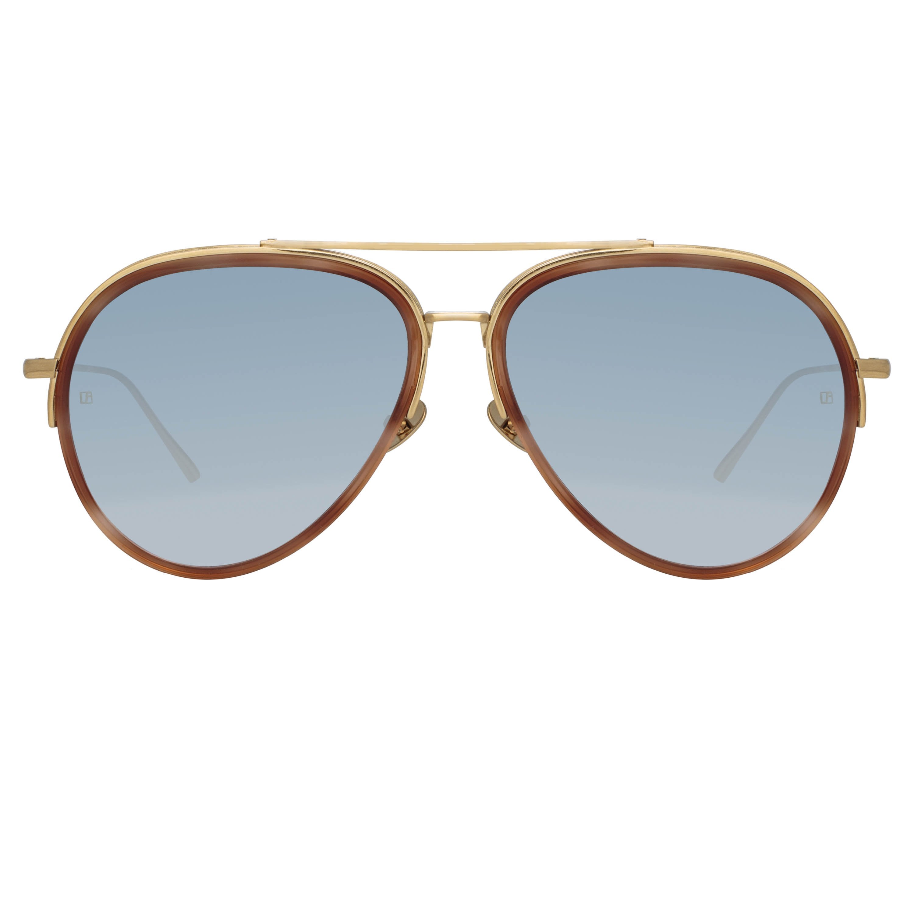 Color_LFL1118C4SUN - Abel Aviator Sunglasses in Horn (Men's)
