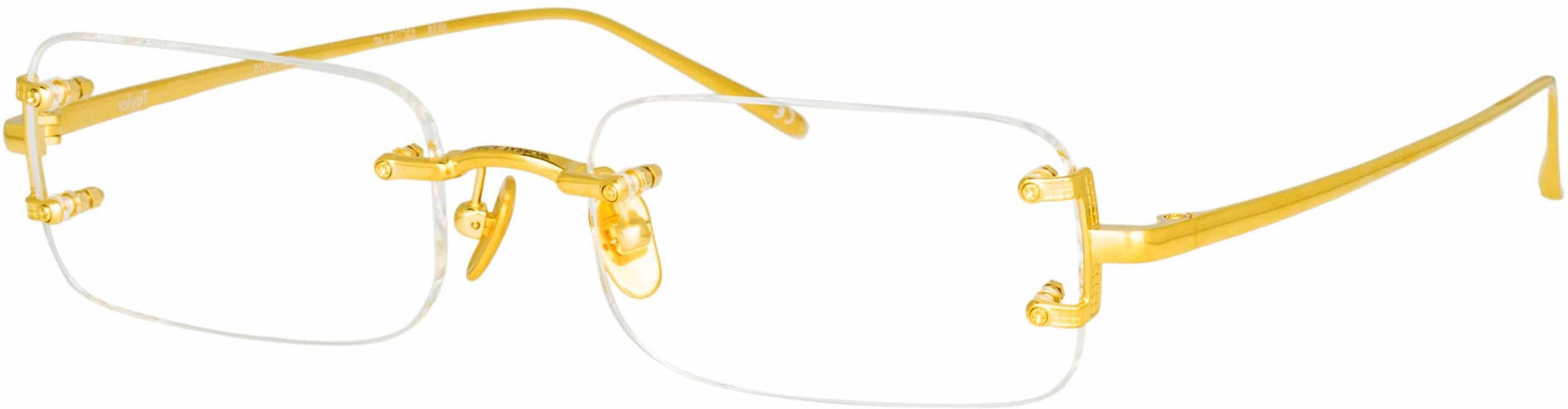 Color_LFL1131C5OPT - Taylor Rectangular Optical Frame in Yellow Gold