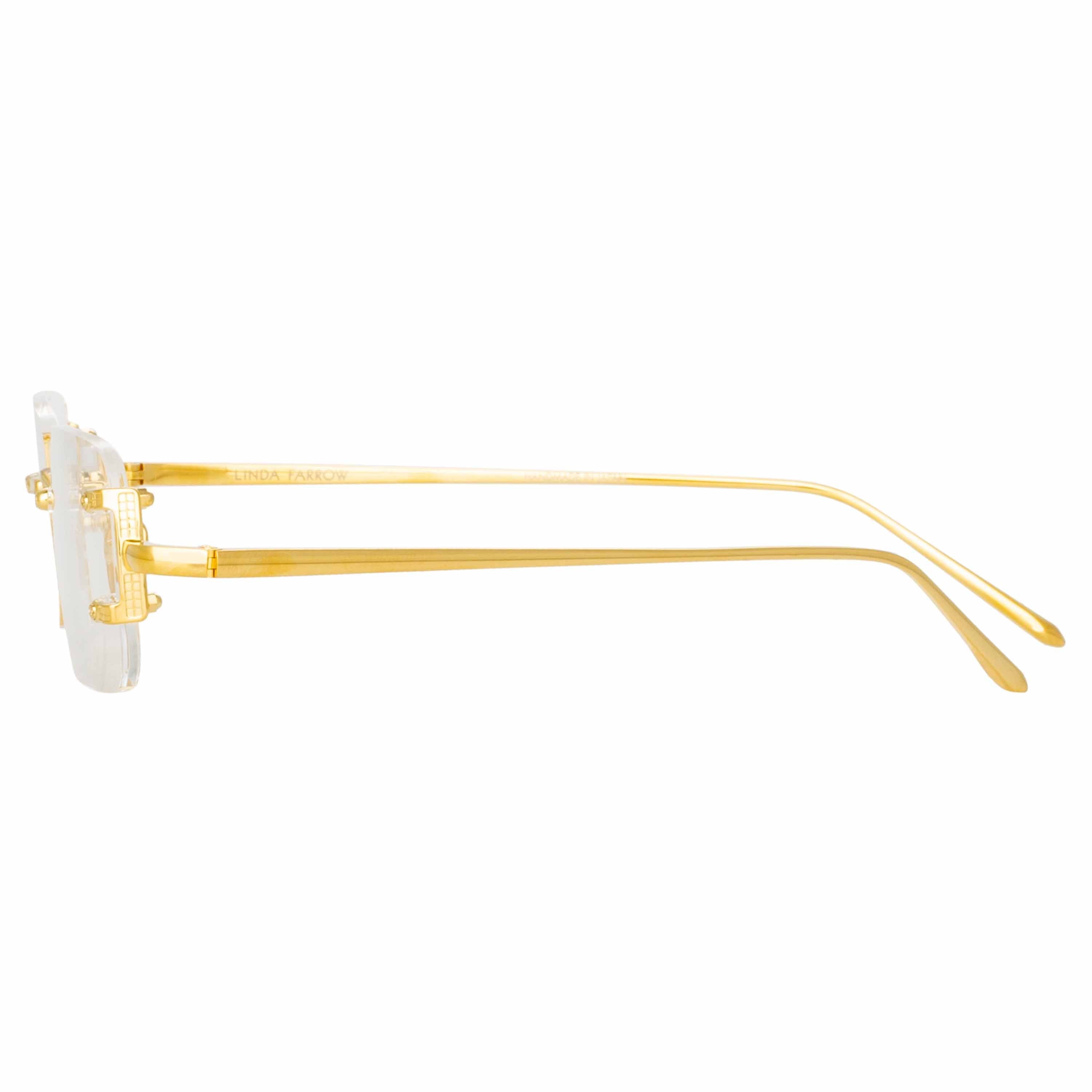 Color_LFL1131C5OPT - Taylor Rectangular Optical Frame in Yellow Gold