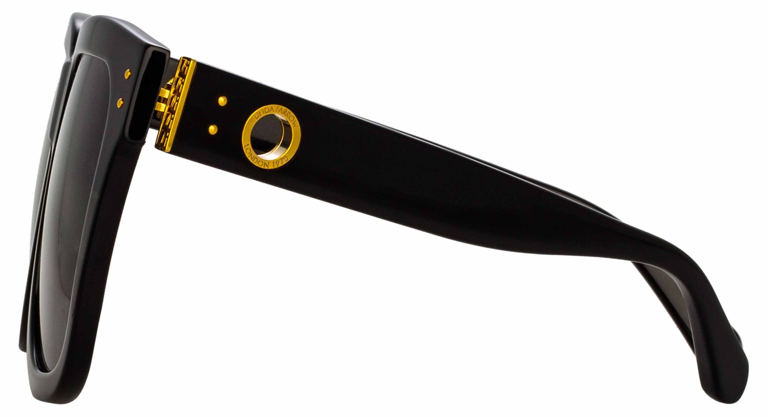 Color_LFL1175C1SUN - Freya Square Sunglasses in Black