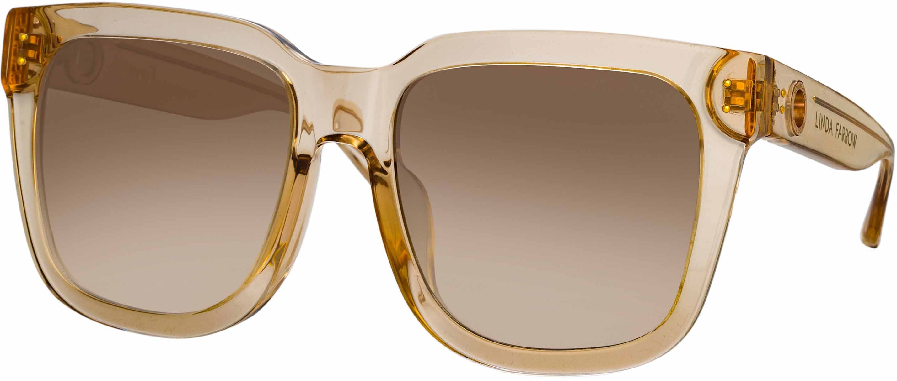 Color_LFL1175C4SUN - Freya Square Sunglasses in Ash