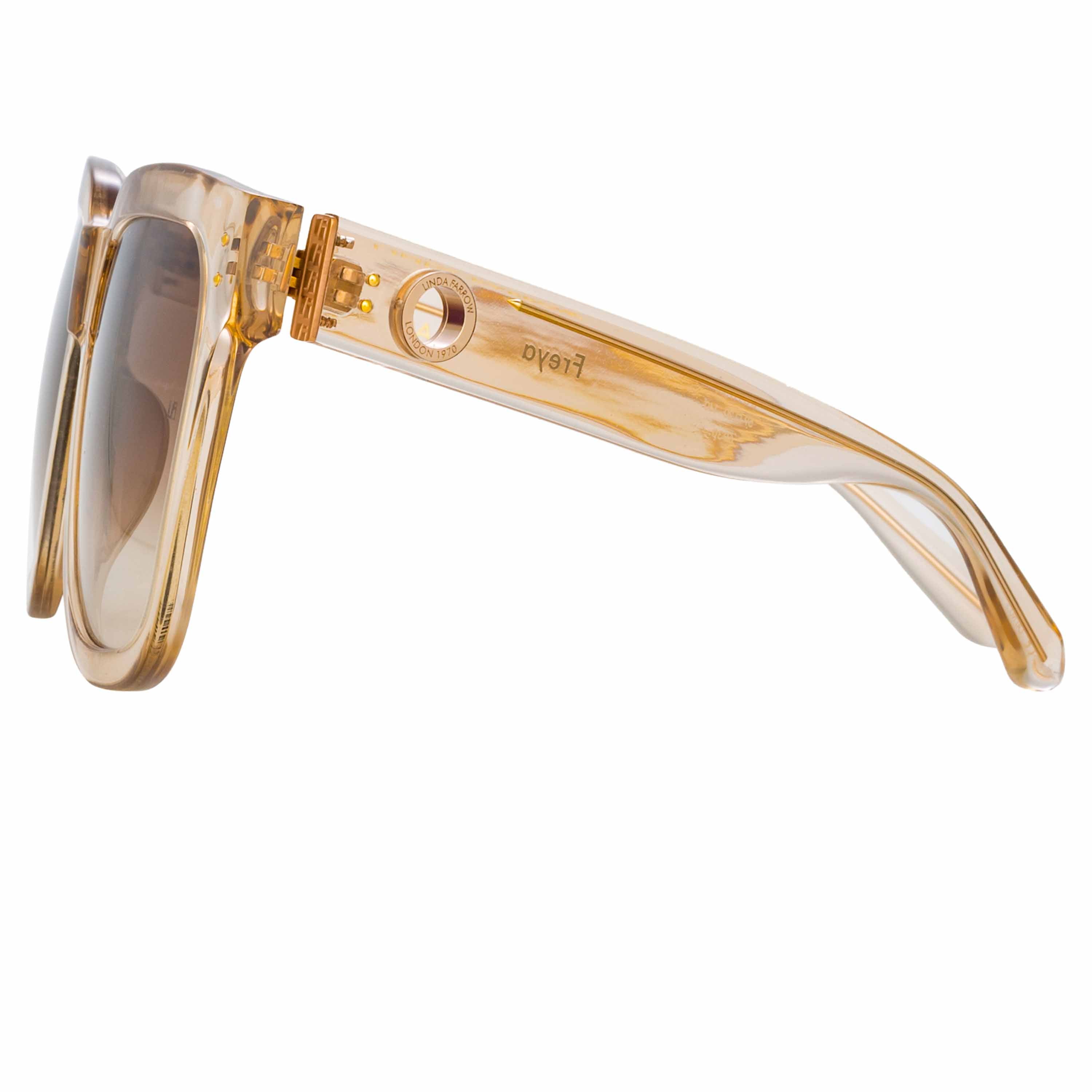 Color_LFL1175C4SUN - Freya Square Sunglasses in Ash
