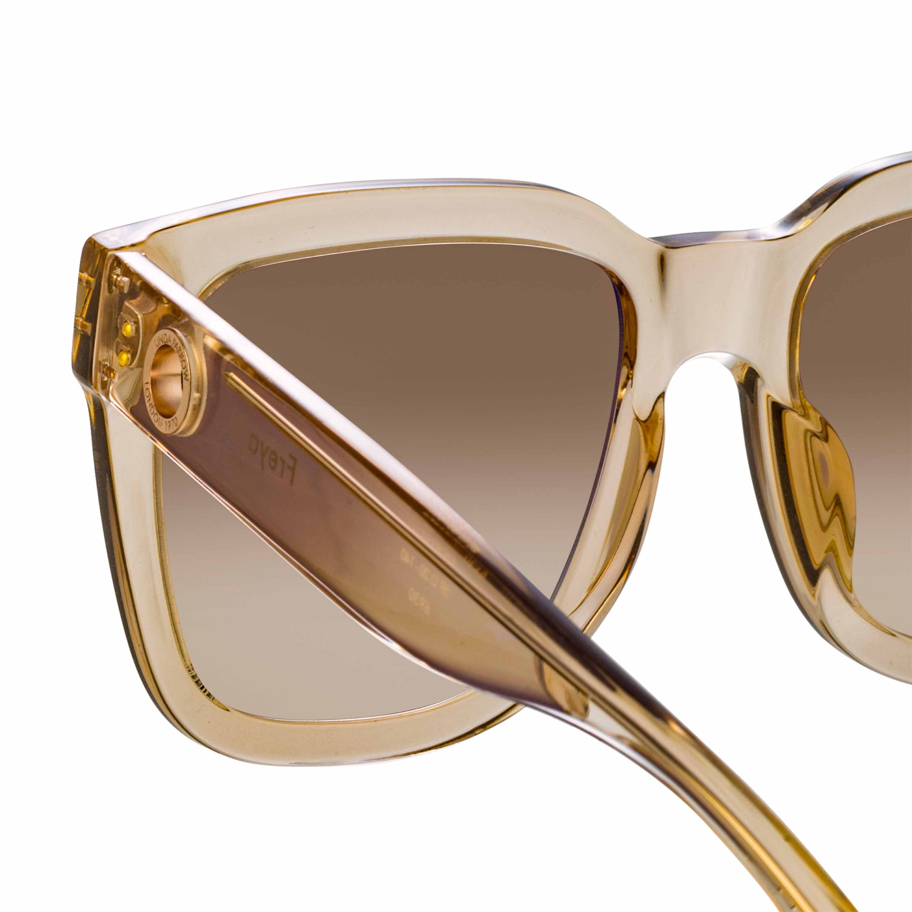 Color_LFL1175C4SUN - Freya Square Sunglasses in Ash