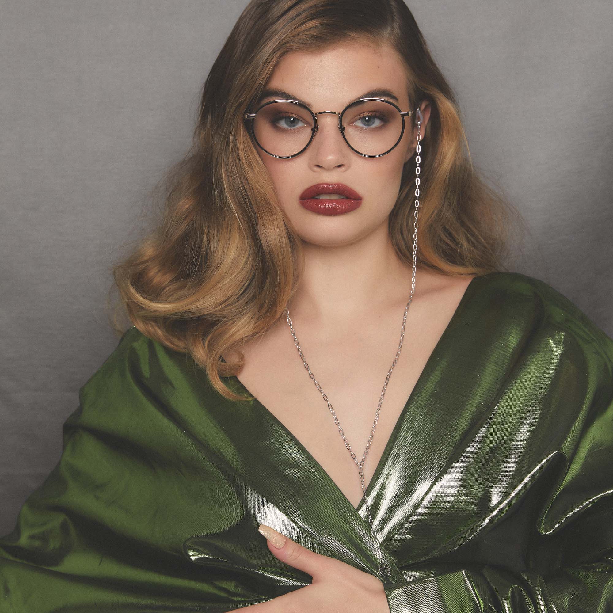 Color_LFL1190C2OPT - Comer Optical Oval Frame in Light Gold