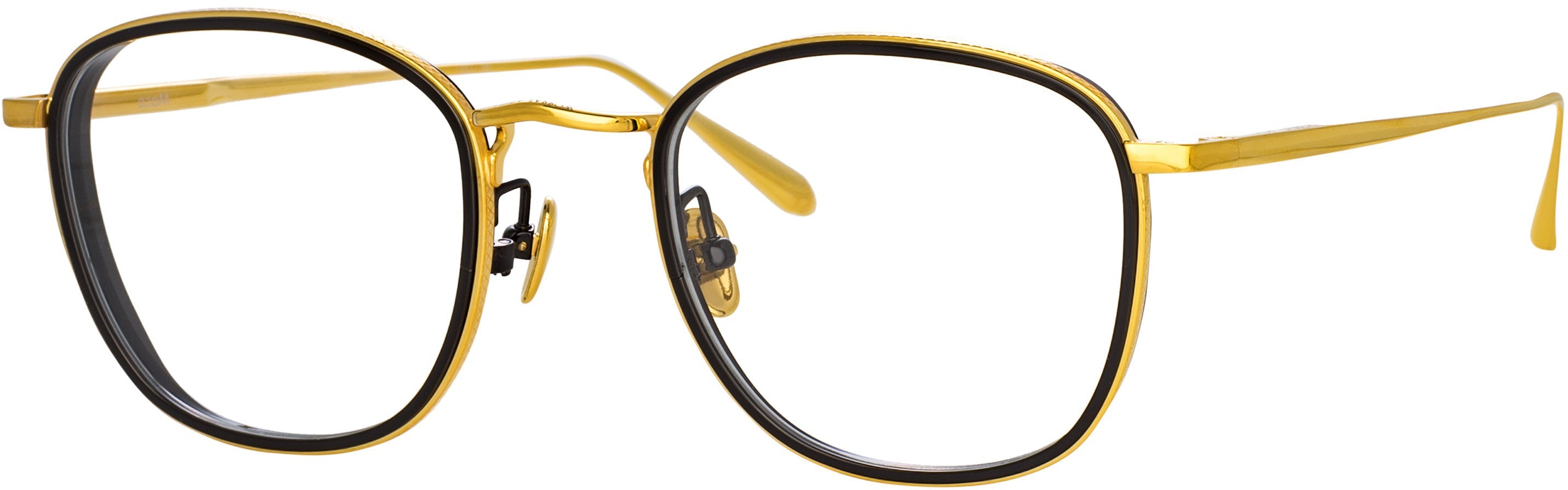 Color_LFL1220C1OPT - Maco Squared Optical Frame in Yellow Gold