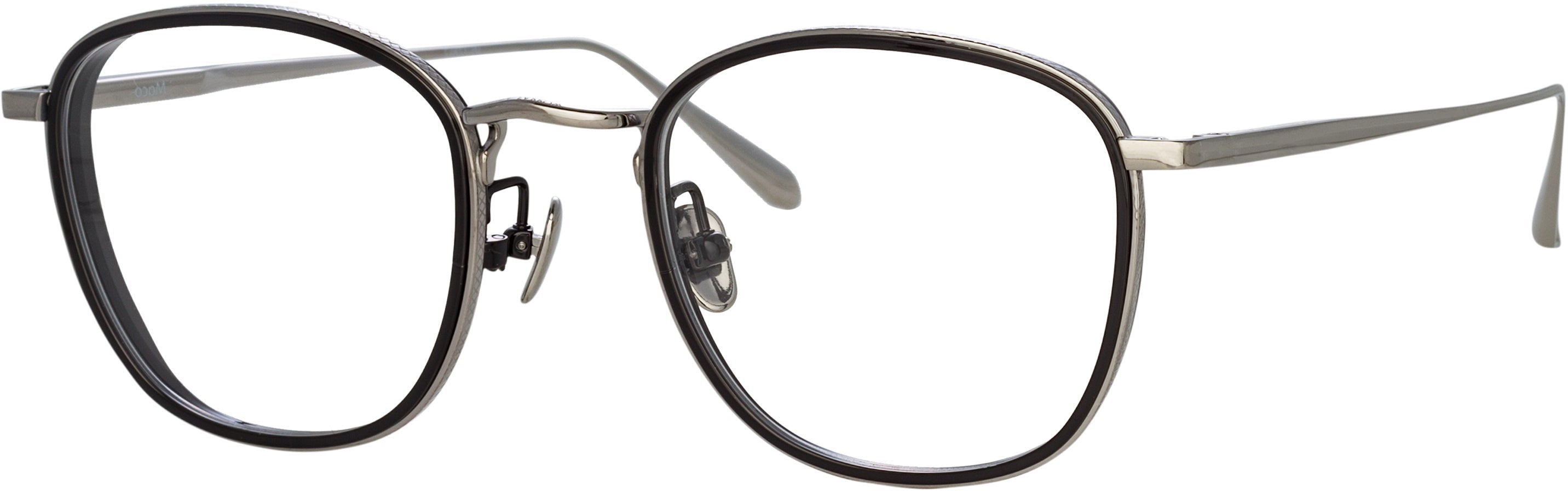 Color_LFL1220C2OPT - Maco Squared Optical Frame in White Gold