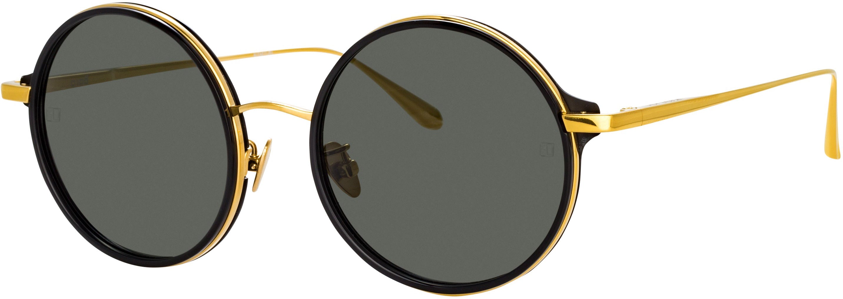 Color_LFL1247C4SUN - Bara Round Sunglasses in Black
