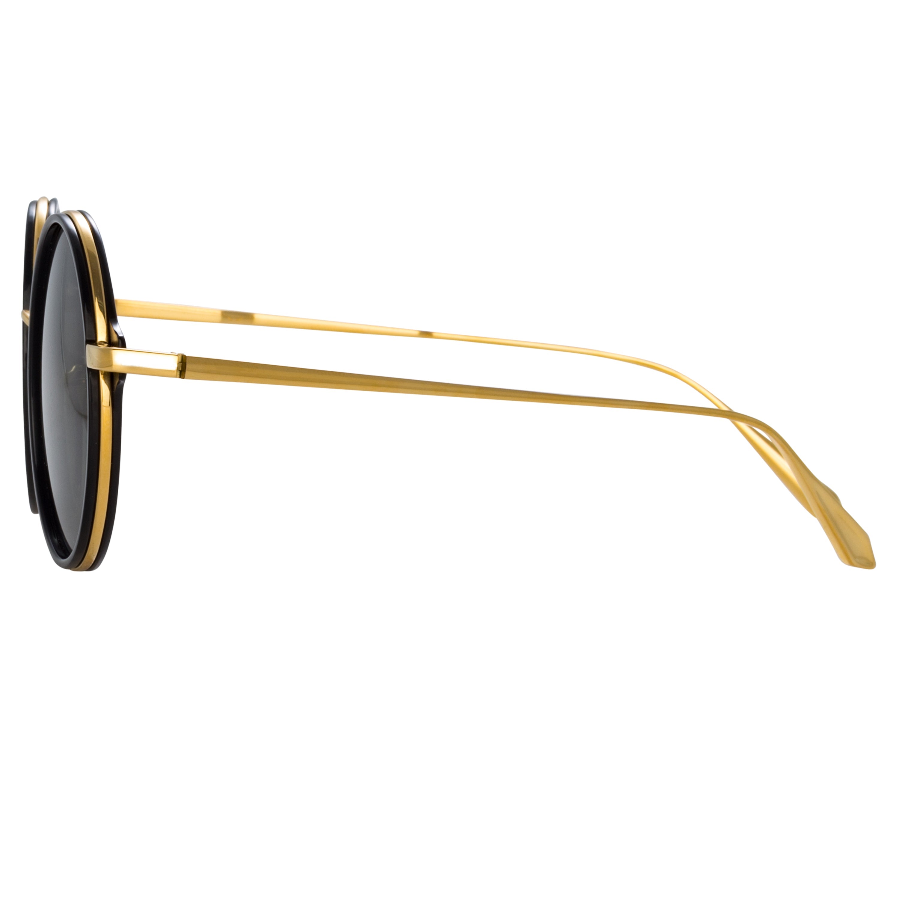 Color_LFL1247C4SUN - Bara Round Sunglasses in Black