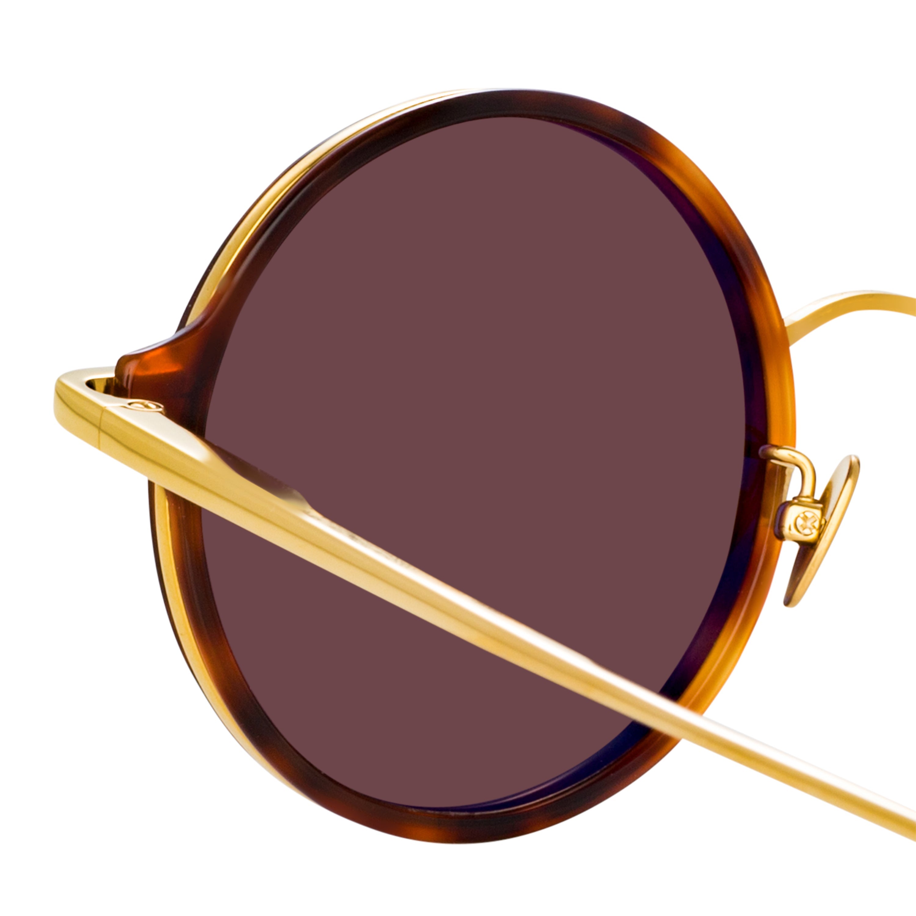 Color_LFL1247C5SUN - Bara Round Sunglasses in Tortoiseshell