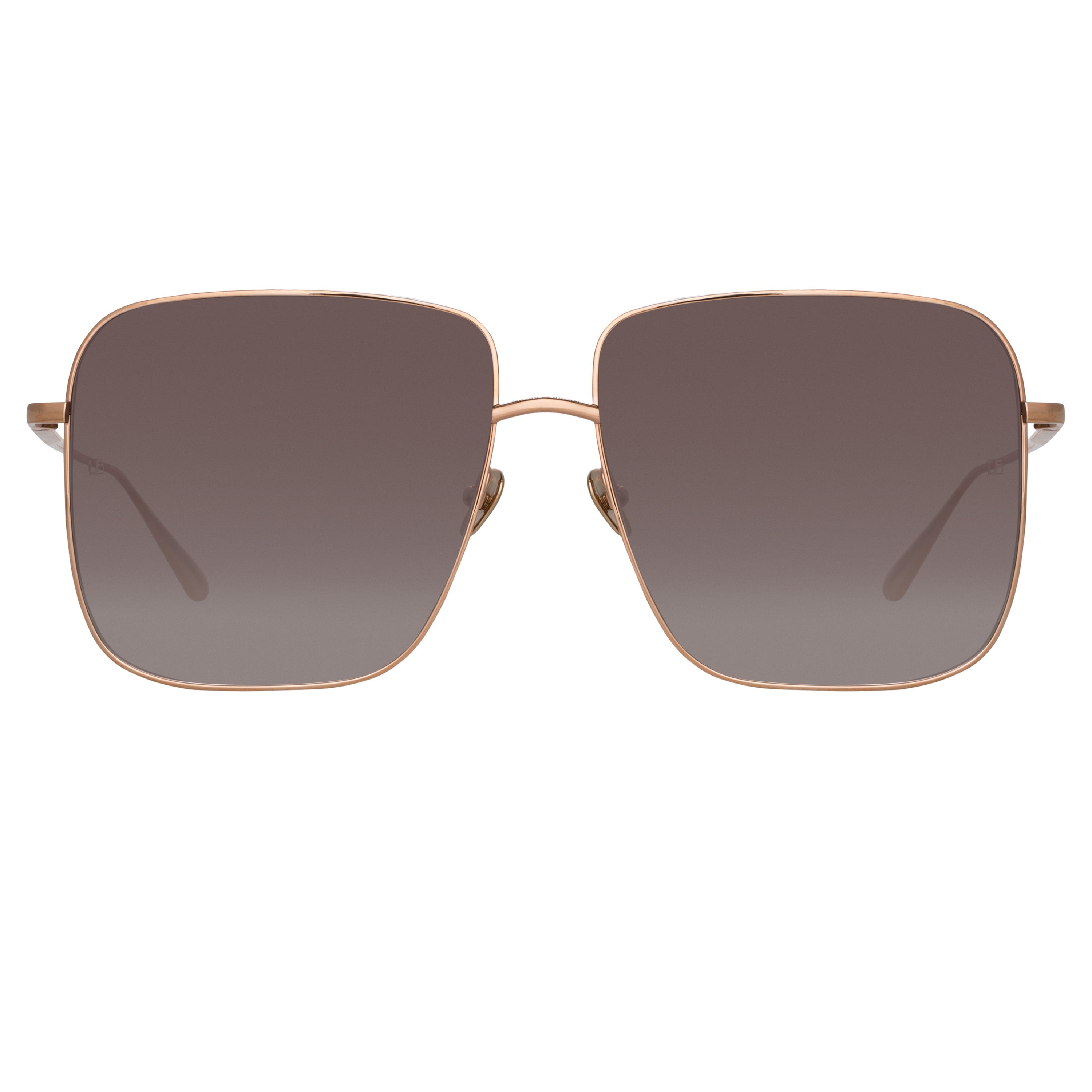 Color_LFL1254C3SUN - Andoa Squared Sunglasses in Rose Gold