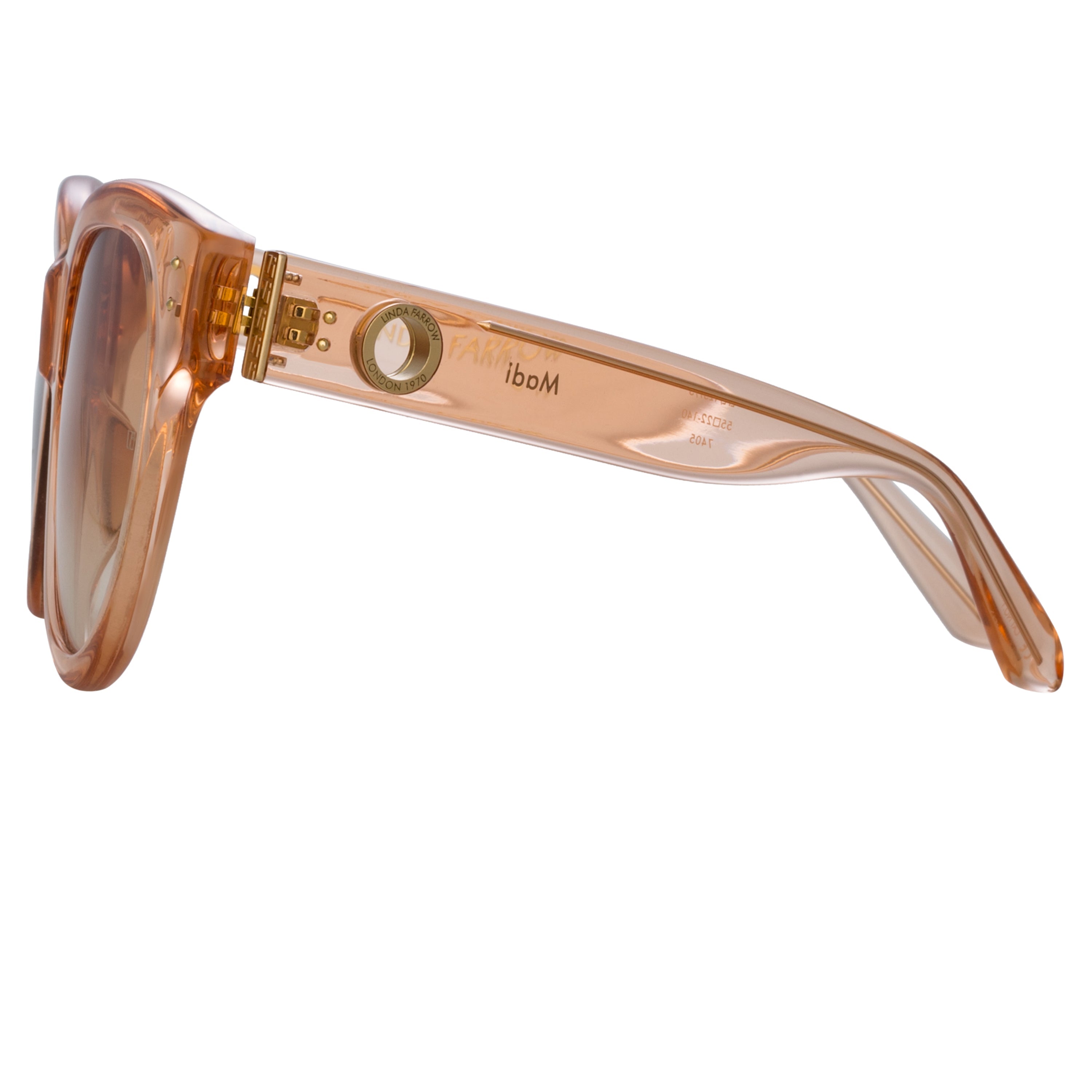 Color_LFL1257C3SUN - Madi Oversized Sunglasses in Peach