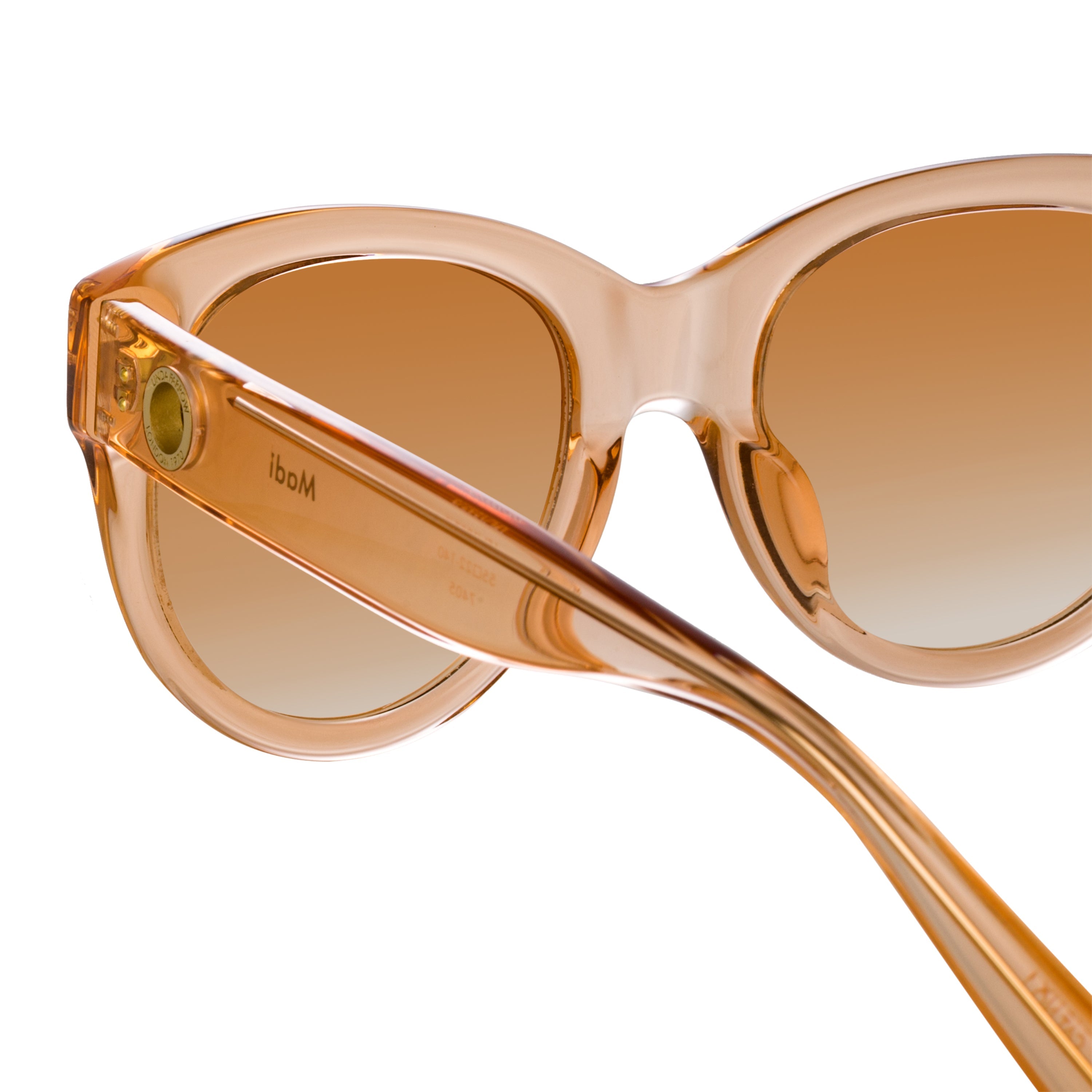 Color_LFL1257C3SUN - Madi Oversized Sunglasses in Peach