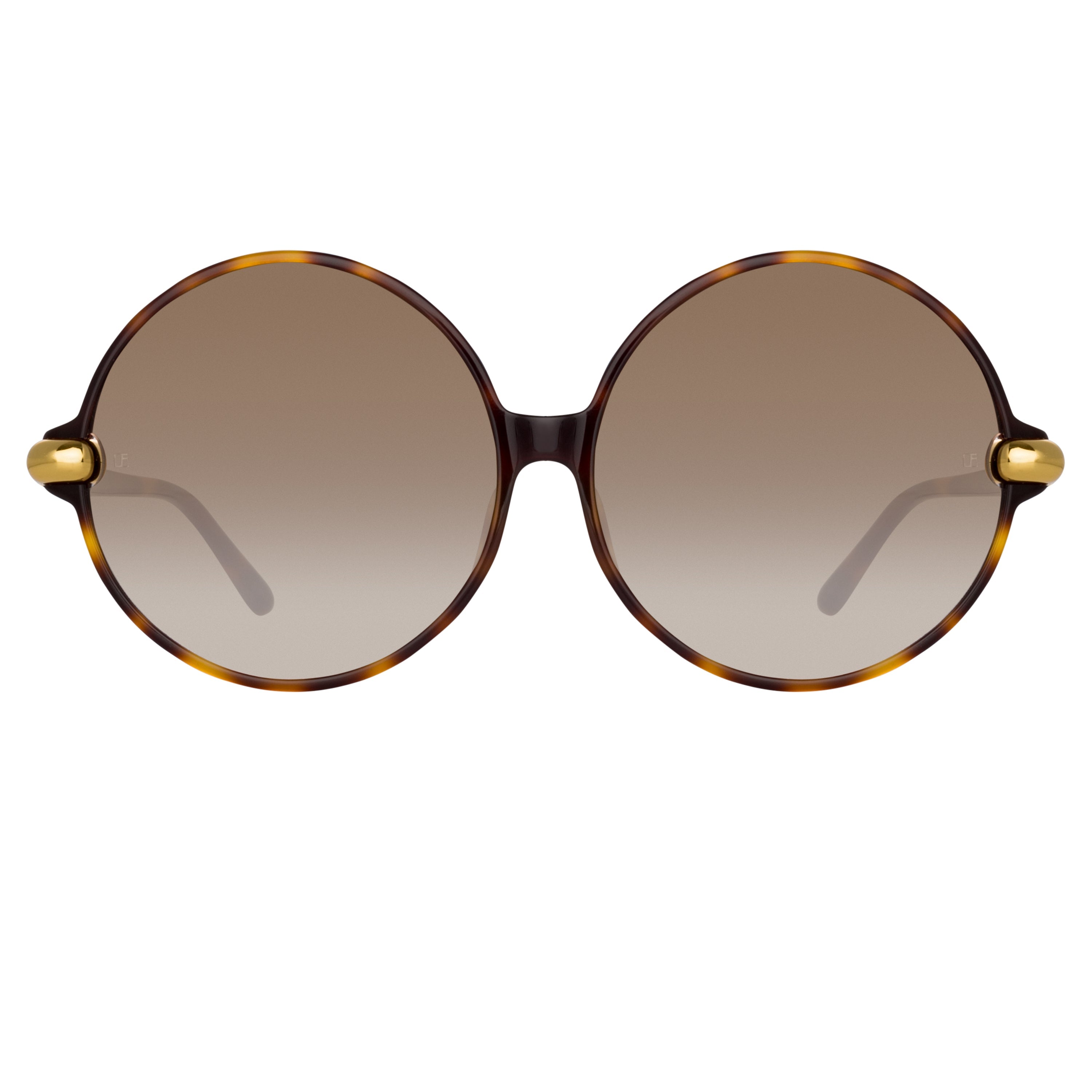 Color_LFL1259C2SUN - Victoria Round Sunglasses in Tortoiseshell