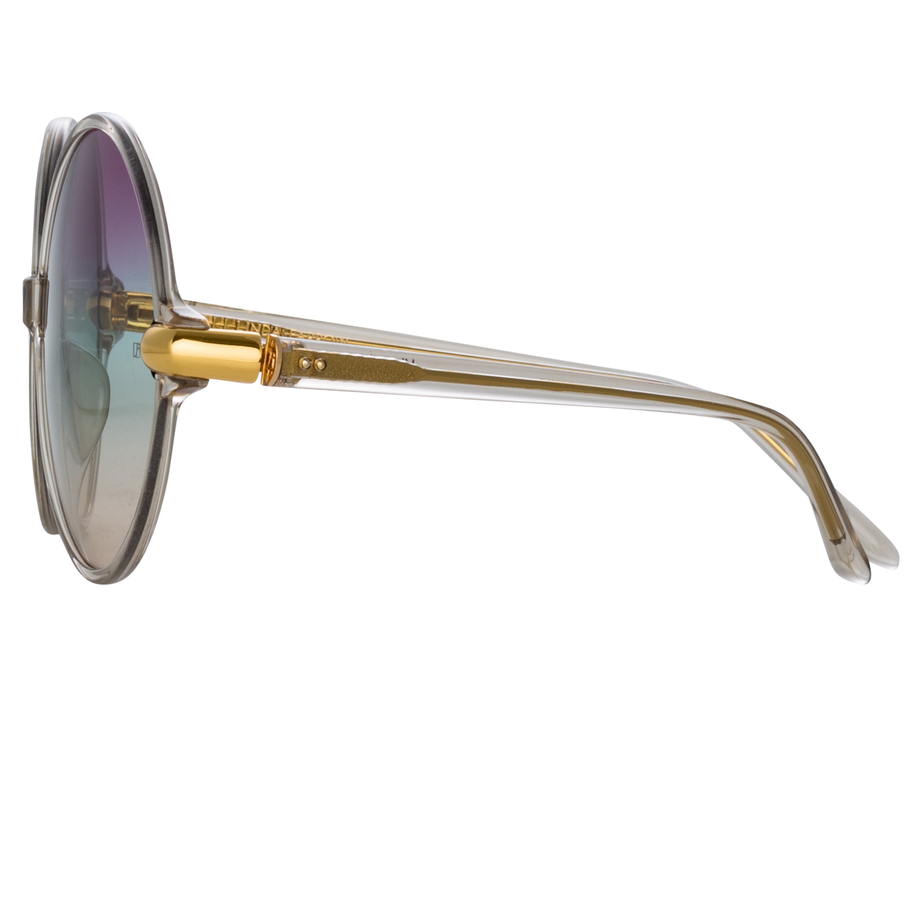 Color_LFL1259C3SUN - Victoria Round Sunglasses in Truffle