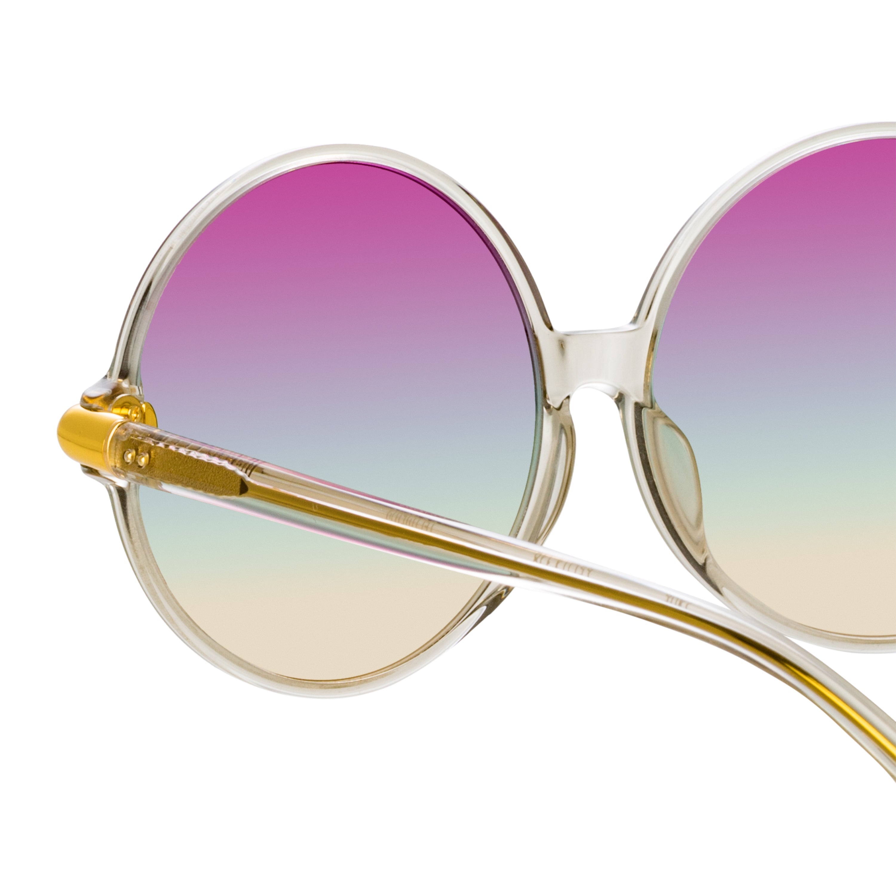 Color_LFL1259C3SUN - Victoria Round Sunglasses in Truffle