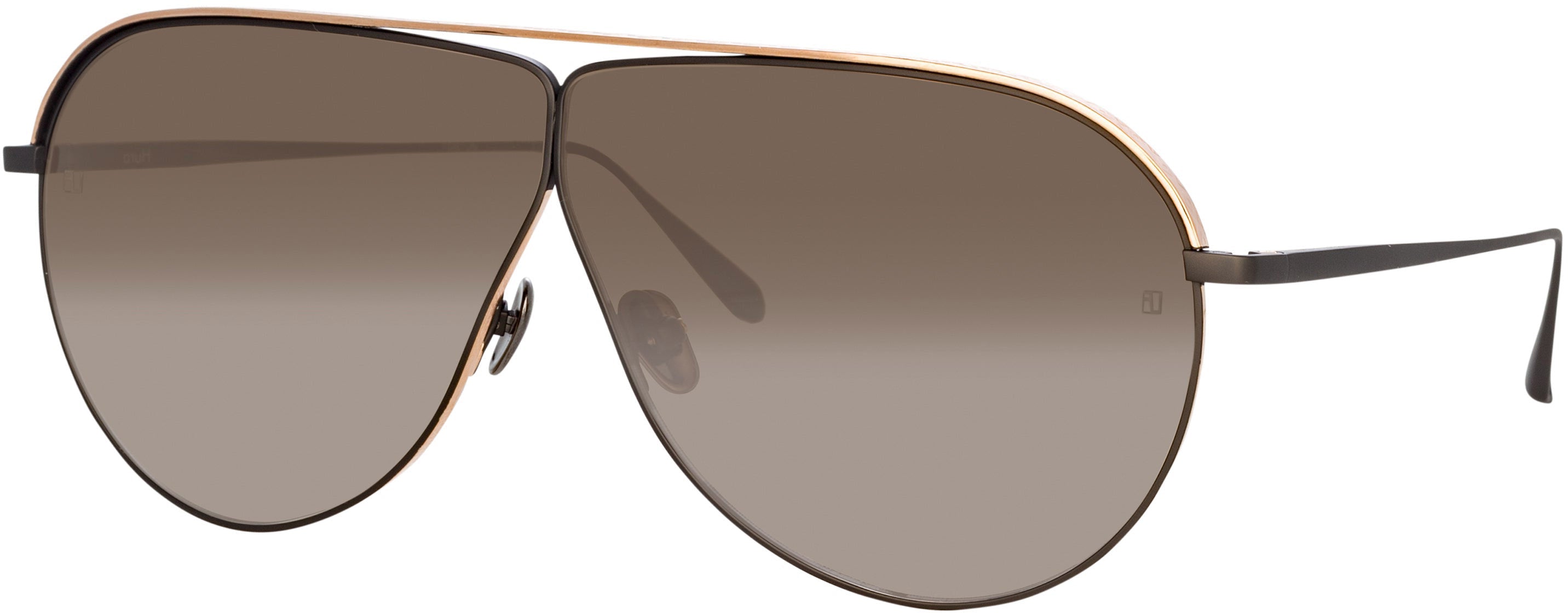 Color_LFL1263C1SUN - Hura Aviator Sunglasses in Black