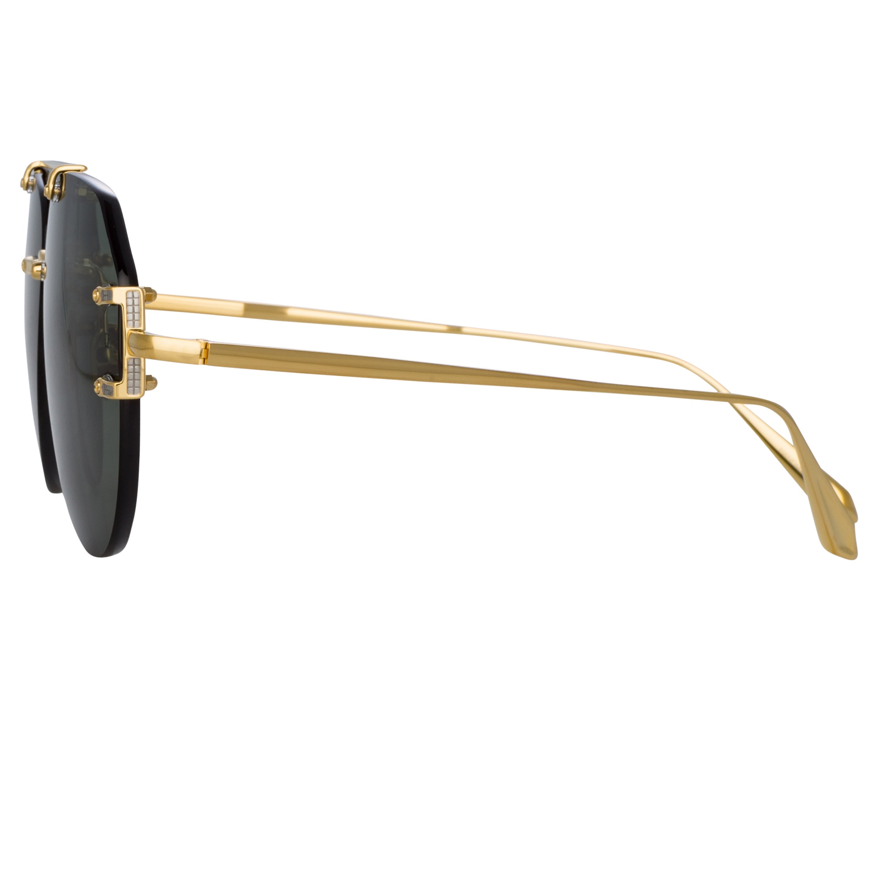 Color_LFL1266C2SUN - Duit Aviator Sunglasses in Yellow Gold