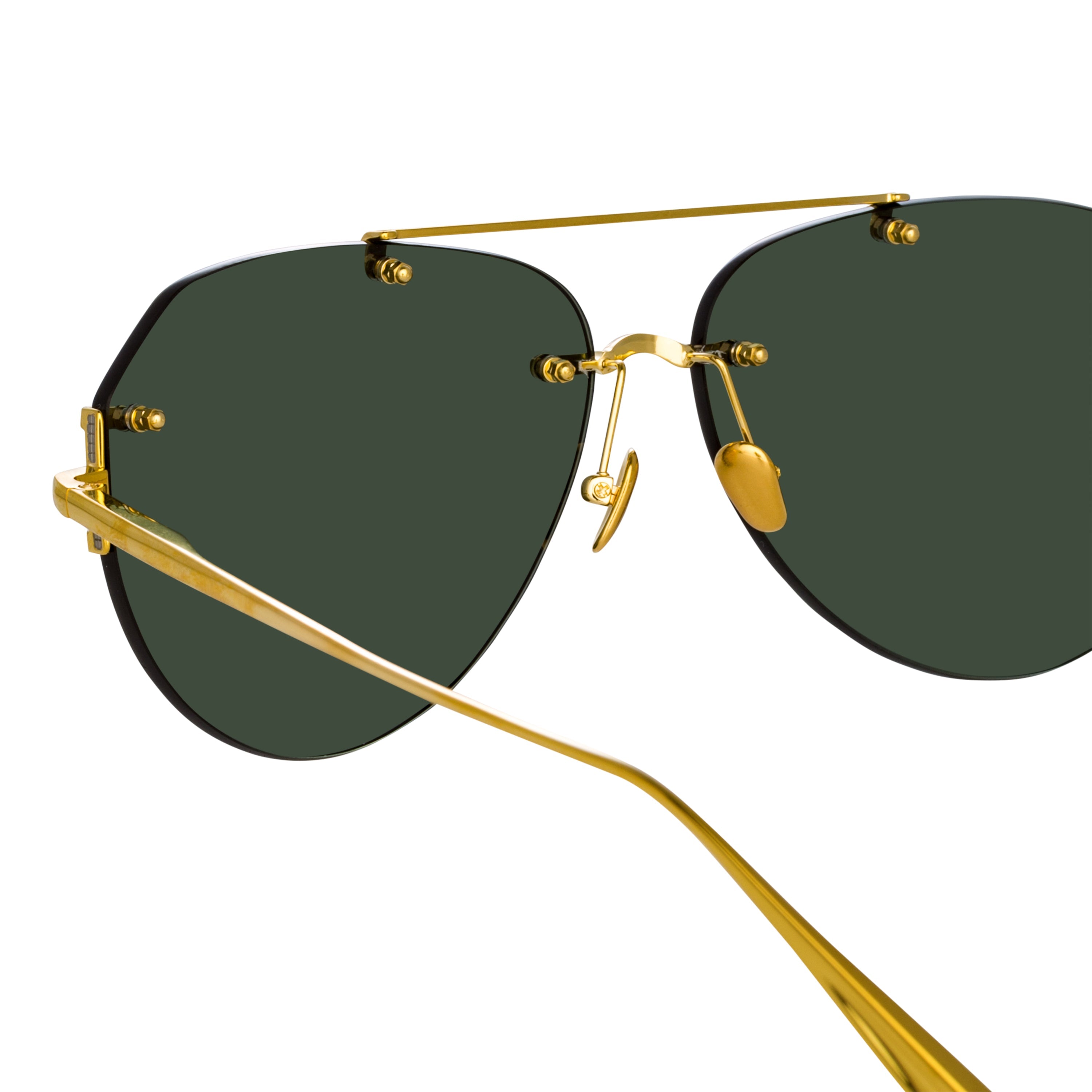 Color_LFL1266C2SUN - Duit Aviator Sunglasses in Yellow Gold
