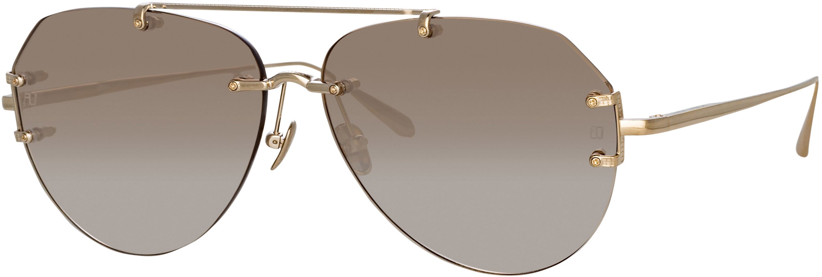 Color_LFL1266C3SUN - Duit Aviator Sunglasses in Light Gold