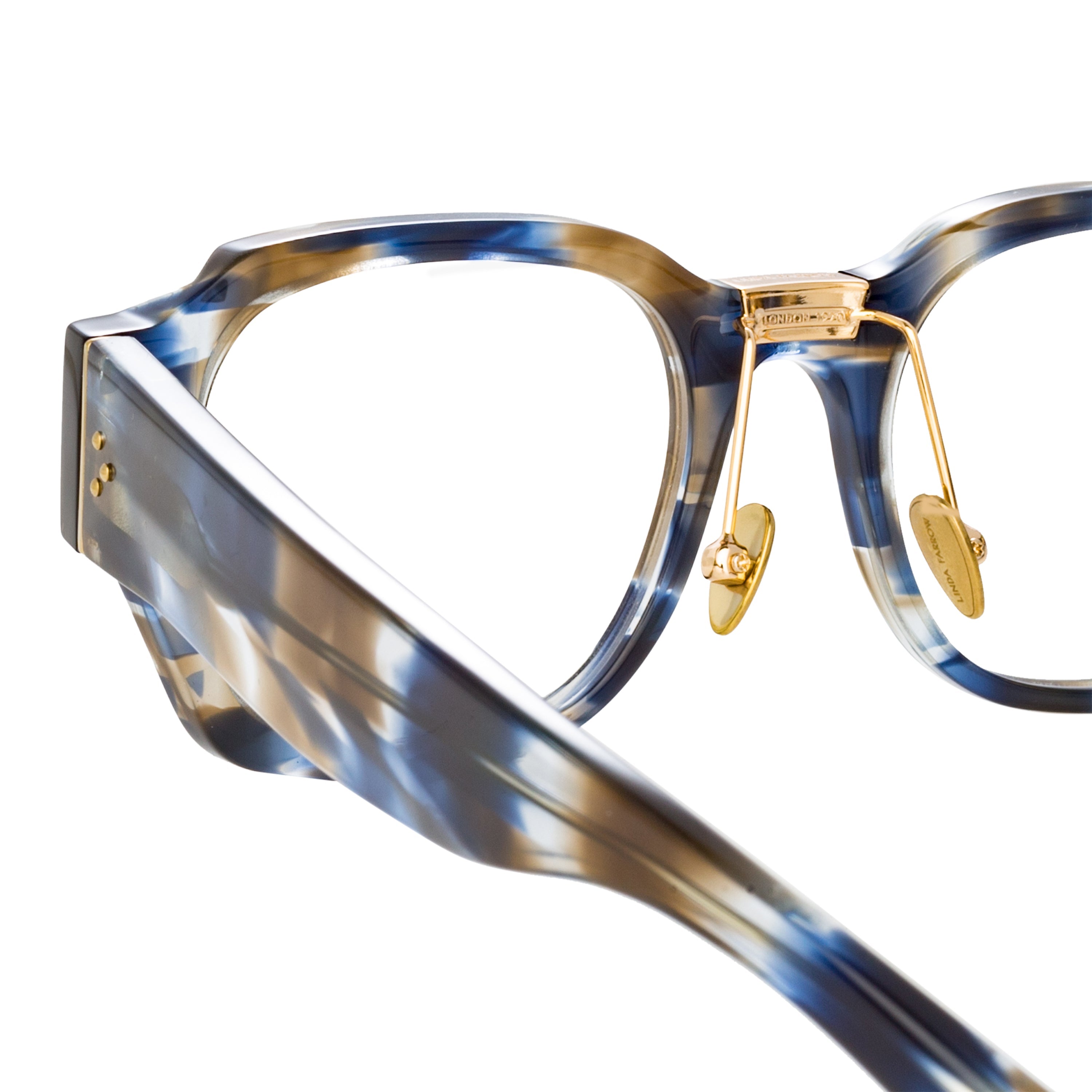 Color_LFL1270C6OPT - Ramon Rectangular Optical Frame in Blue Tortoiseshell