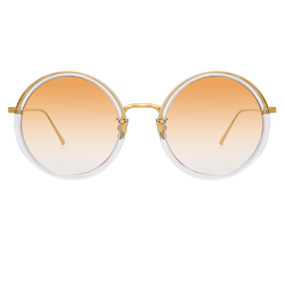 Color_LFL239C86SUN - Linda Farrow Tracy C86 Round Sunglasses