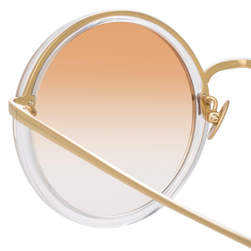 Color_LFL239C86SUN - Linda Farrow Tracy C86 Round Sunglasses