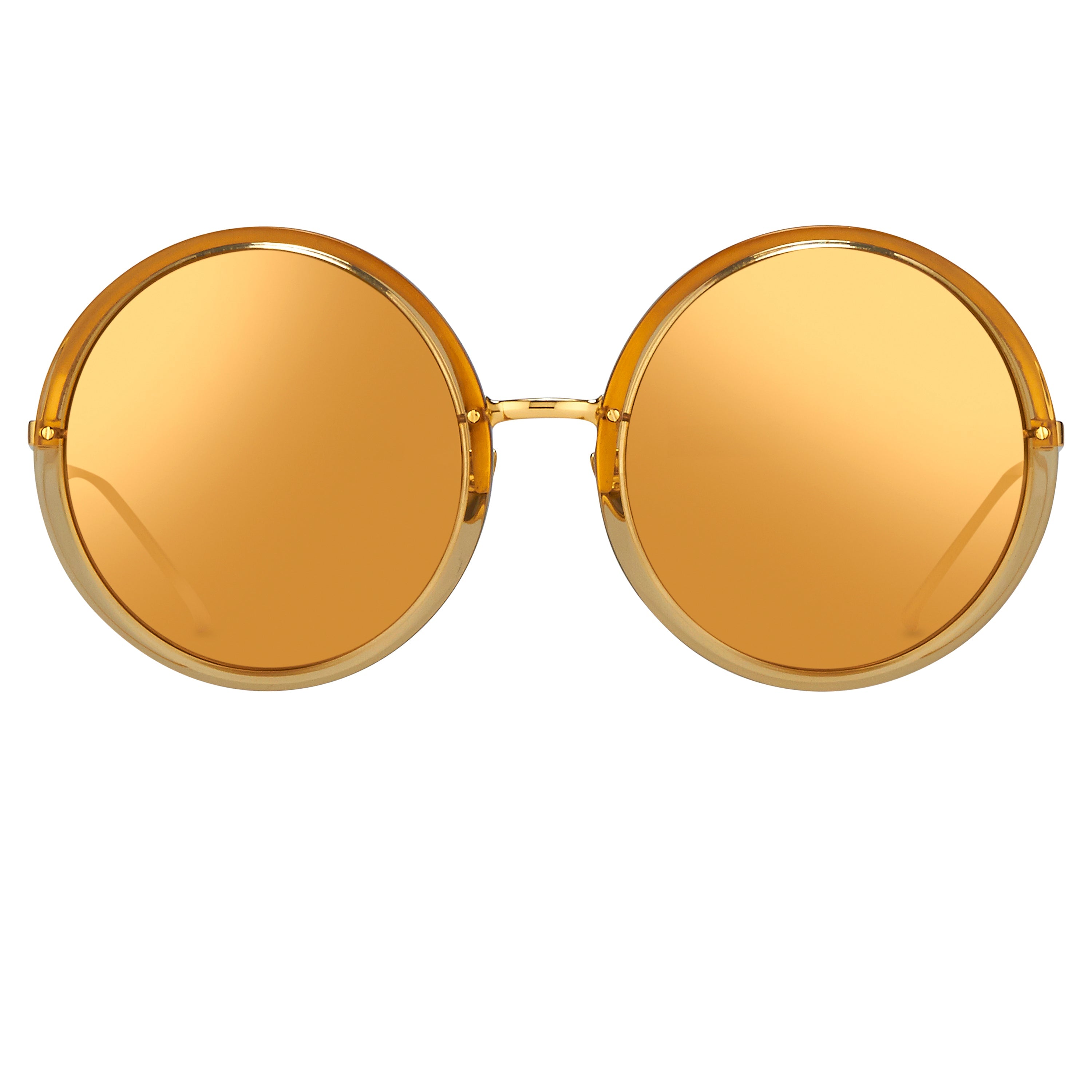Color_LFL457C13SUN - Linda Farrow Kew C13 Round Sunglasses