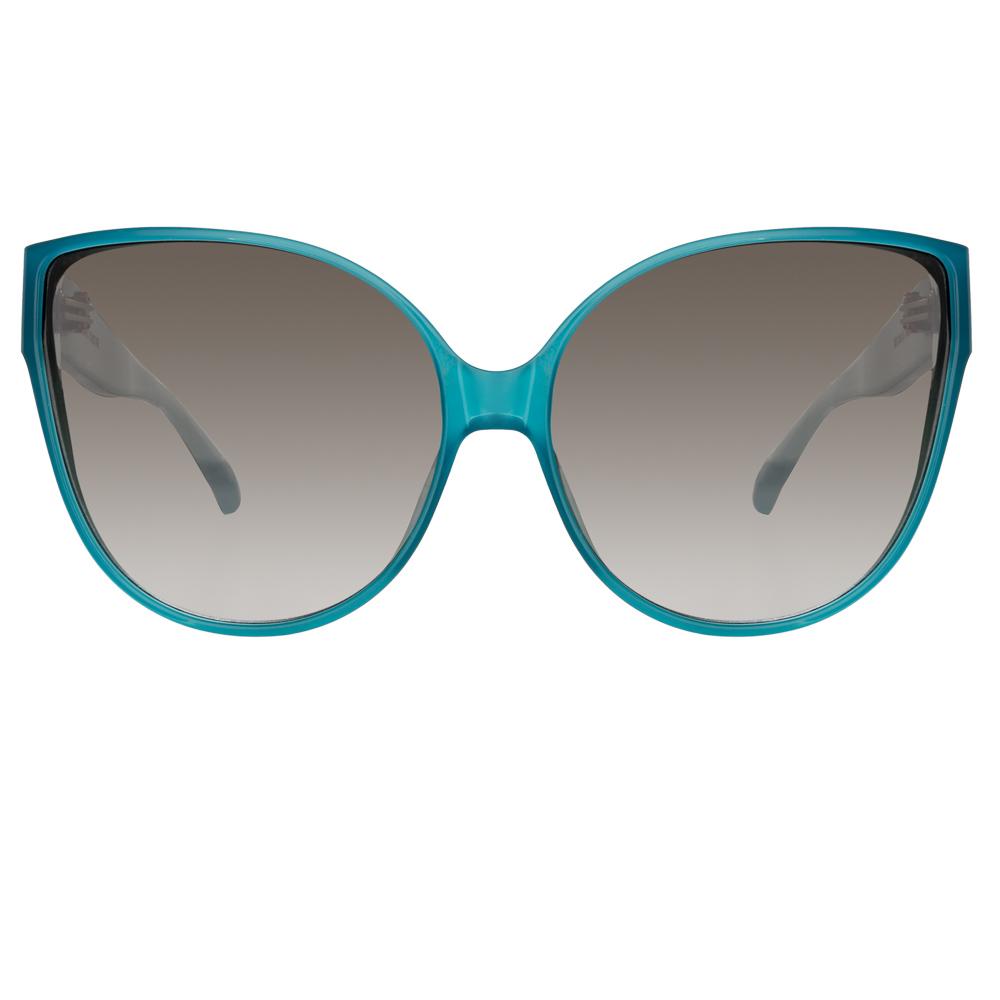 Color_LFL656C17SUN - Linda Farrow 656 C17 Cat Eye Sunglasses