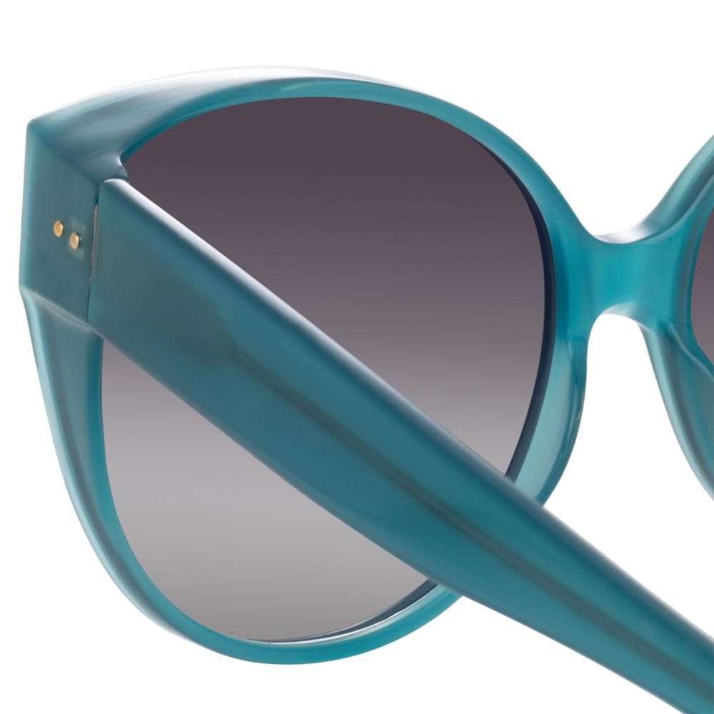 Color_LFL656C17SUN - Linda Farrow 656 C17 Cat Eye Sunglasses