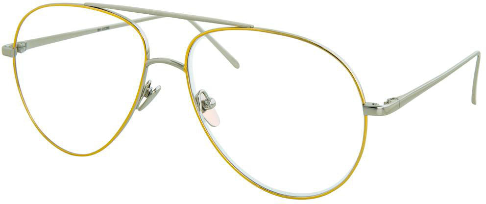 Color_LFL666C8OPT - Linda Farrow 666 C8 Aviator Optical Frame