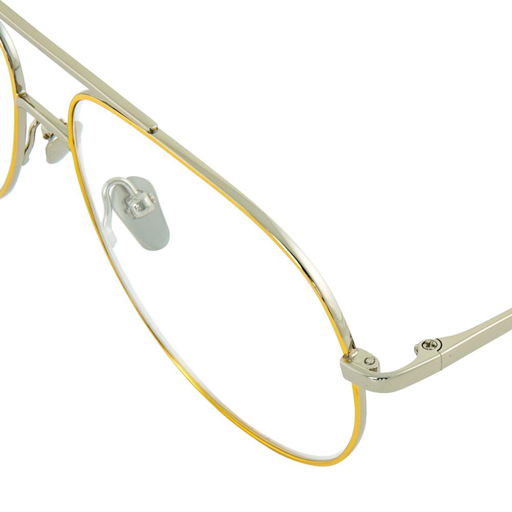 Color_LFL666C8OPT - Linda Farrow 666 C8 Aviator Optical Frame