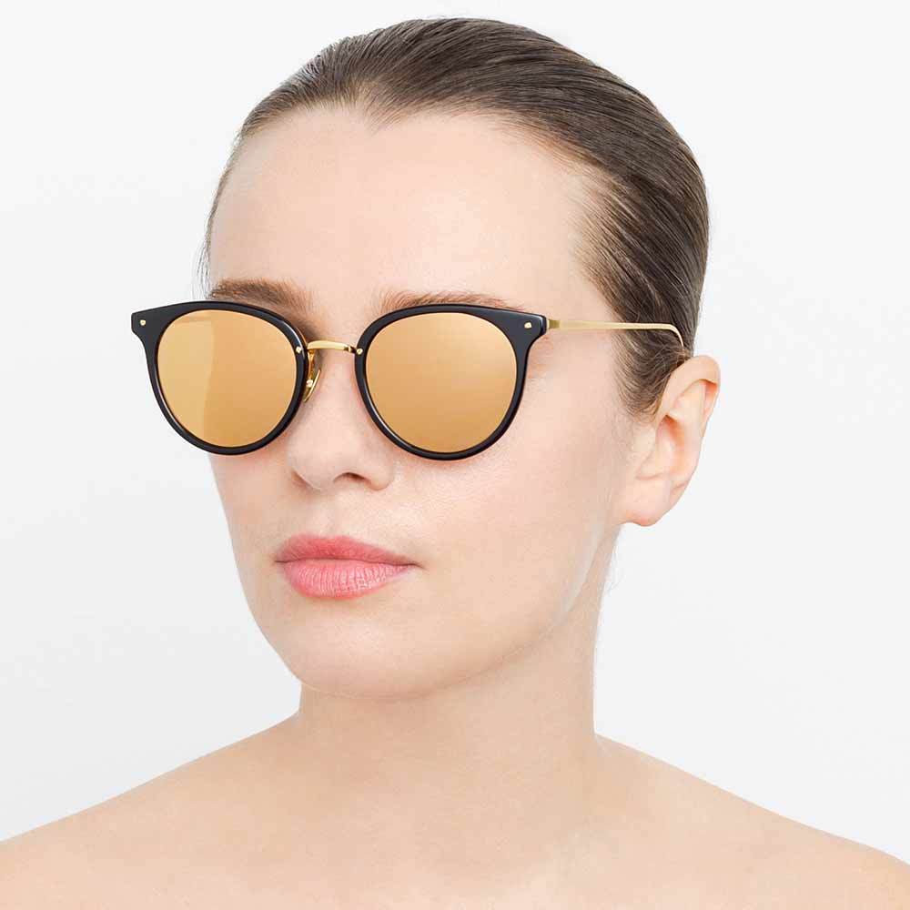 Color_LFL722C2SUN - Linda Farrow Dolores C2 Oval Sunglasses