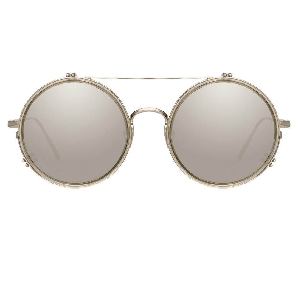 Color_LFL741C7SUN - Linda Farrow Rose C7 Round Sunglasses