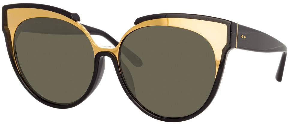 Color_LFL790C1SUN - Linda Farrow Sami C1 Oversized Sunglasses