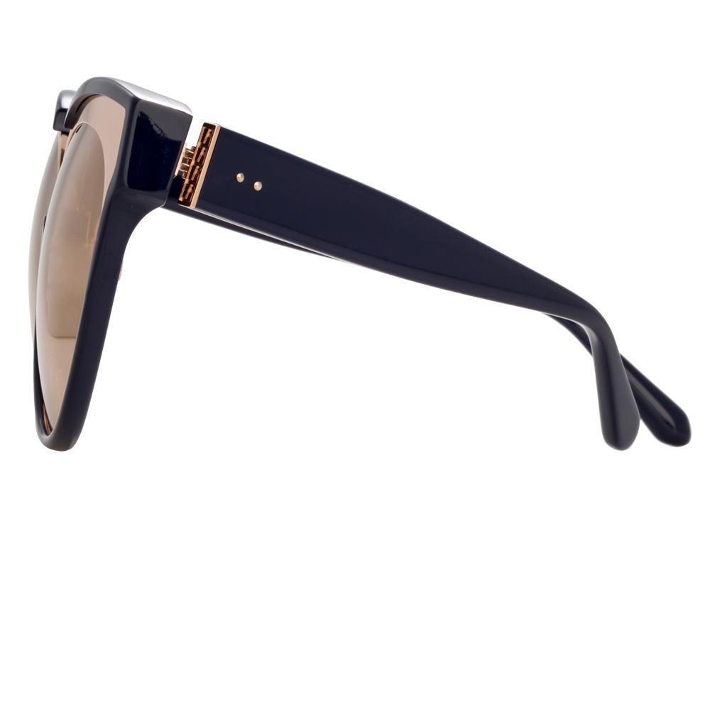 Color_LFL790C7SUN - Linda Farrow Sami C7 Oversized Sunglasses