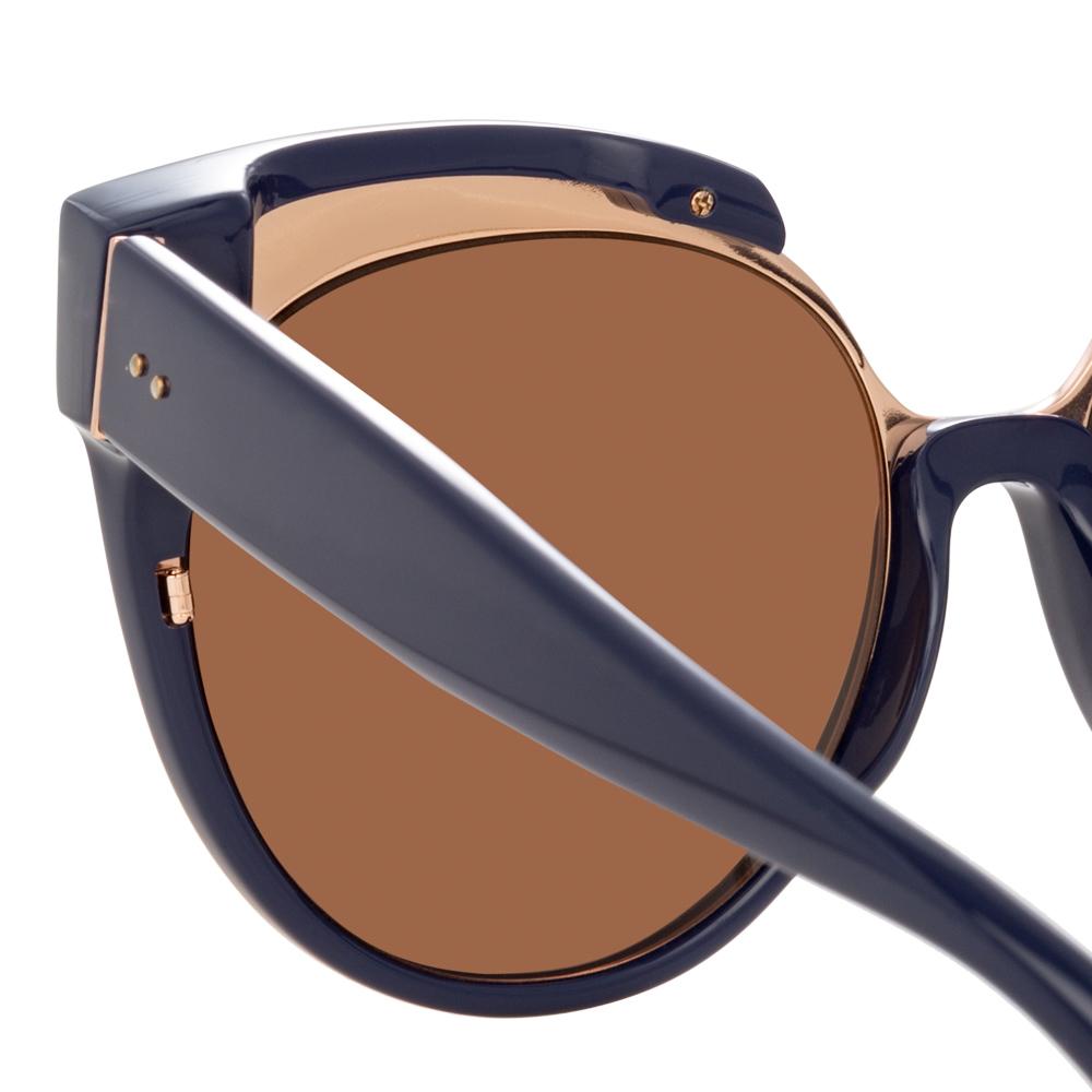 Color_LFL790C7SUN - Linda Farrow Sami C7 Oversized Sunglasses