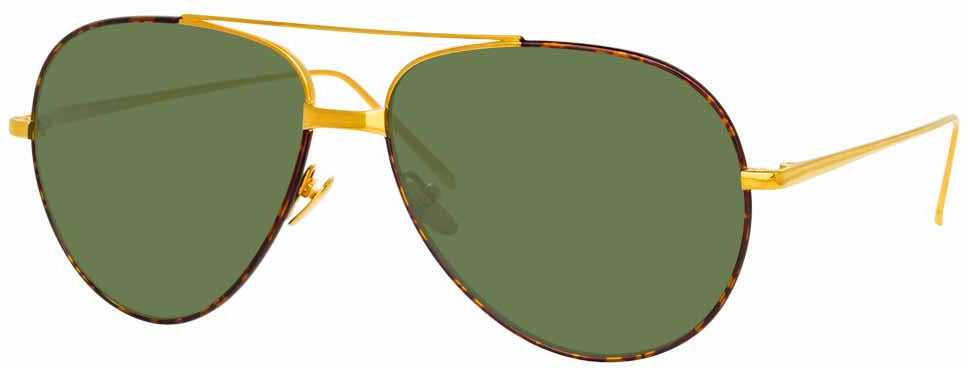 Color_LFL817C14SUN - Linda Farrow Salem C14 Aviator Sunglasses