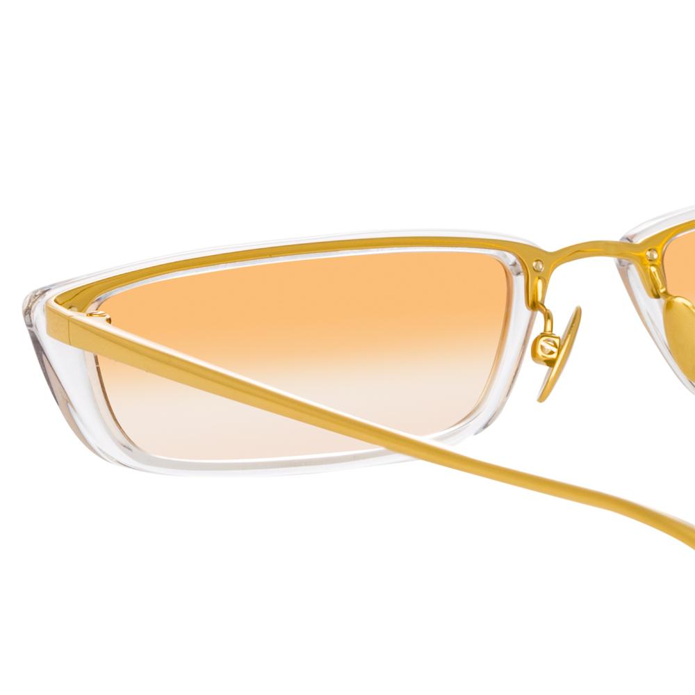 Color_LFL838C6SUN - Linda Farrow Issa C6 Rectangular Sunglasses