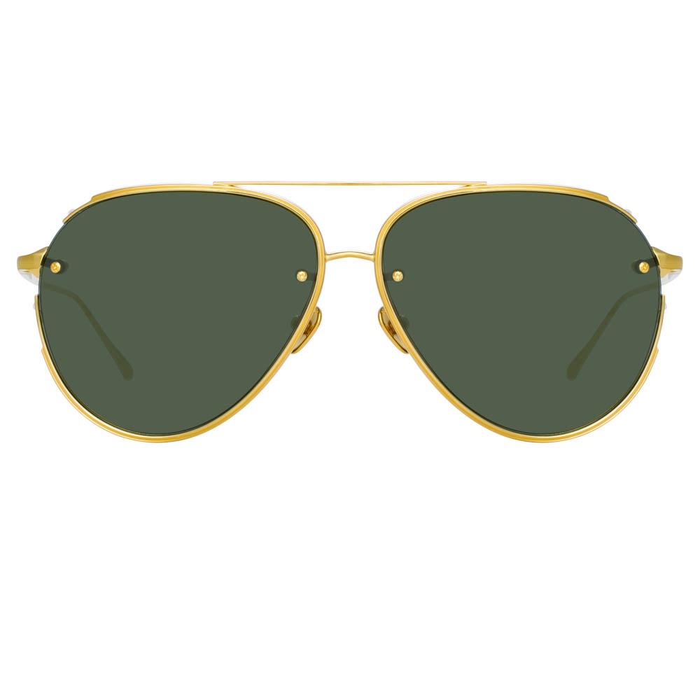 Color_LFL950C1SUN - Russo Aviator Sunglasses in Yellow Gold