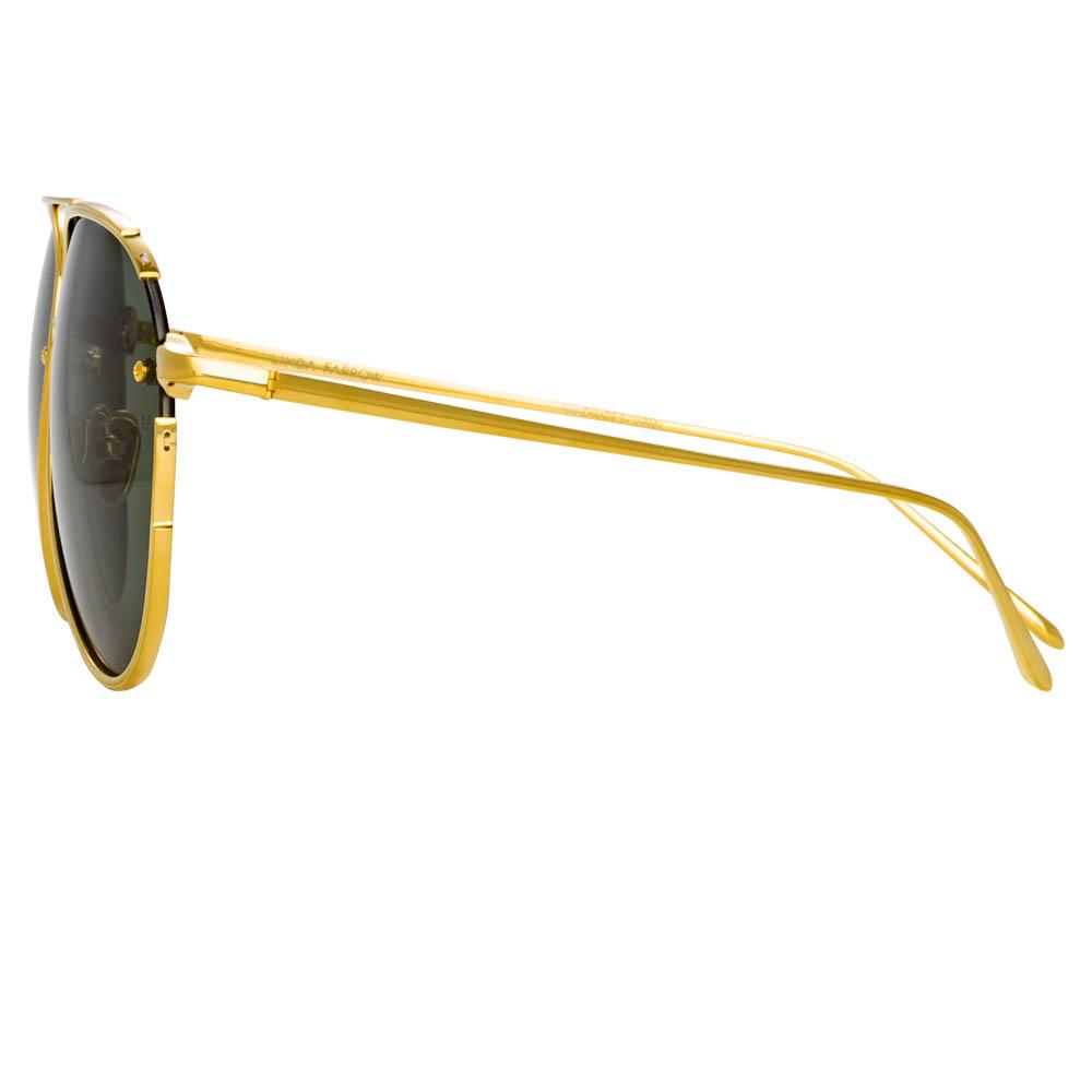 Color_LFL950C1SUN - Russo Aviator Sunglasses in Yellow Gold