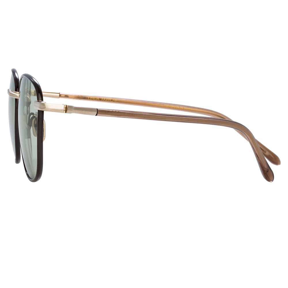 Color_LFL953C6SUN - Linda Farrow Trouper C6 Square Sunglasses