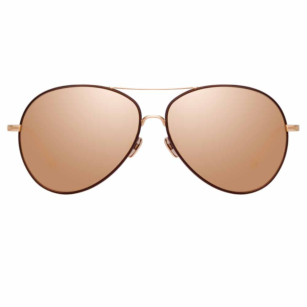 Color_LFL963C5SUN - Linda Farrow Diabolo C5 Aviator Sunglasses