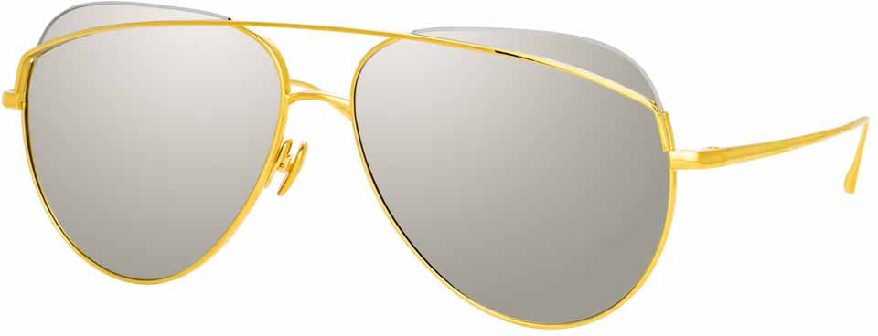Color_LFL975C1SUN - Linda Farrow Colt C1 Aviator Sunglasses