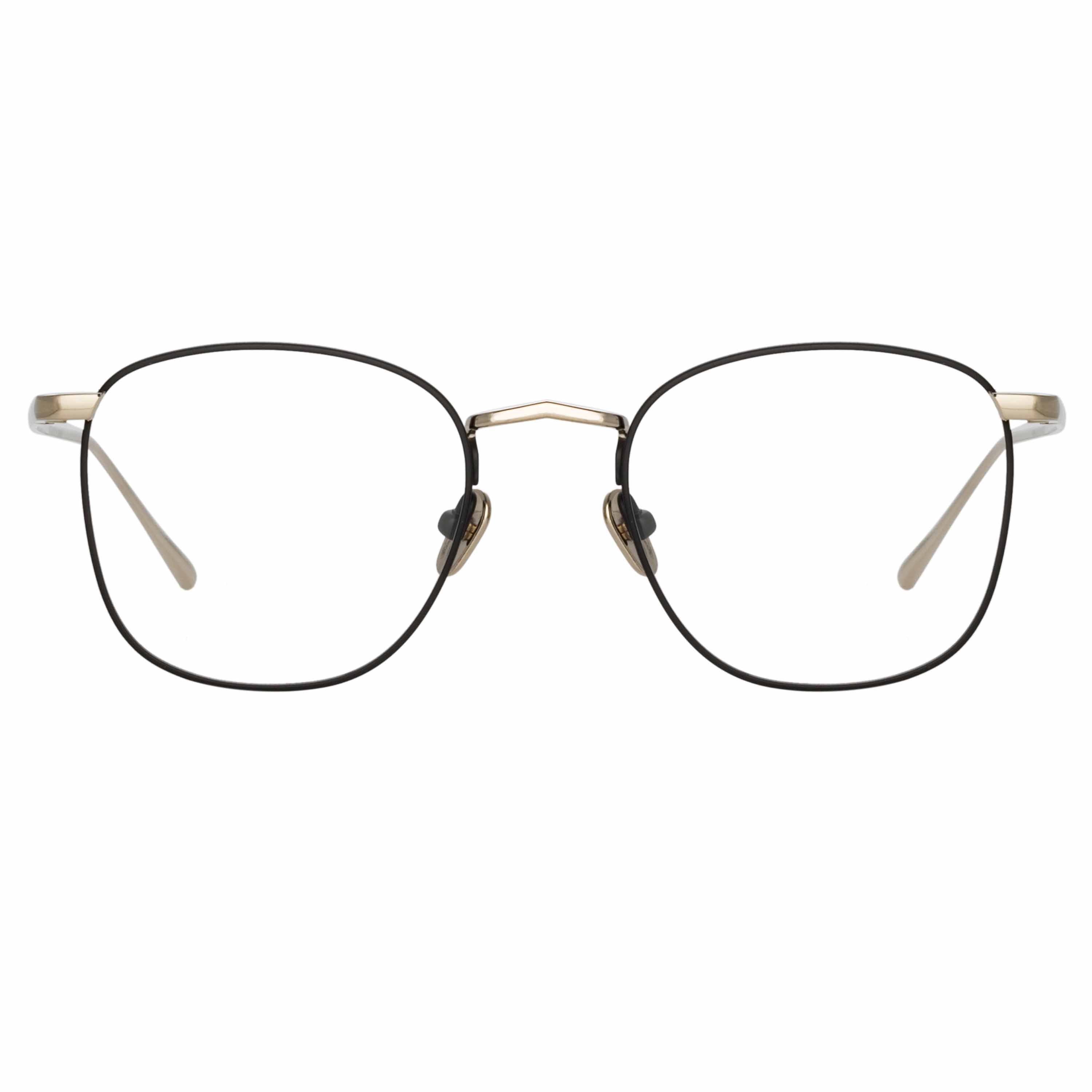 Color_LFLC479C20OPT - The Simon | Square Optical Frame in Light Gold and Black (C20)