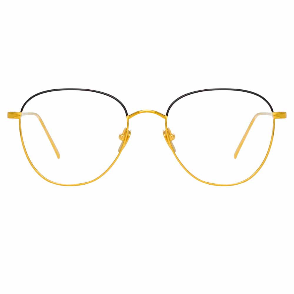 Color_LFLC819C24OPT - The Raif | Square Optical Frame in Yellow Gold (C24)