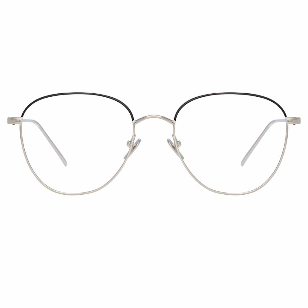 Color_LFLC819C25OPT - The Raif | Square Optical Frame in White Gold (C25)