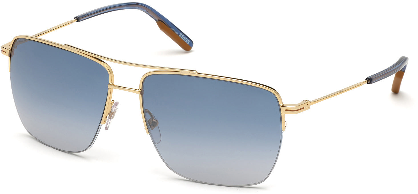 Color_30X - Shiny Deep Gold / Blue Mirror