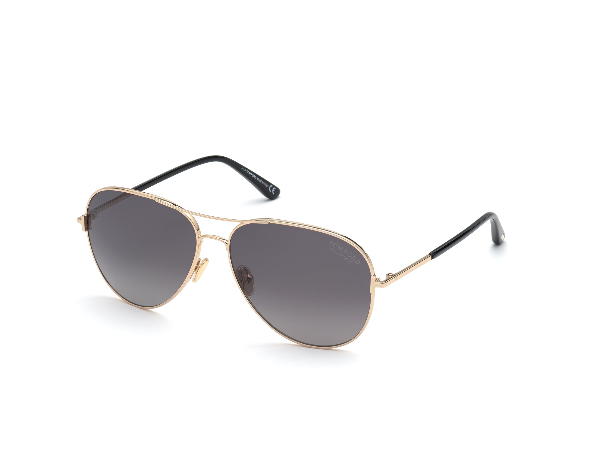 Color_28D - Shiny Rose Gold / Smoke Polarized
