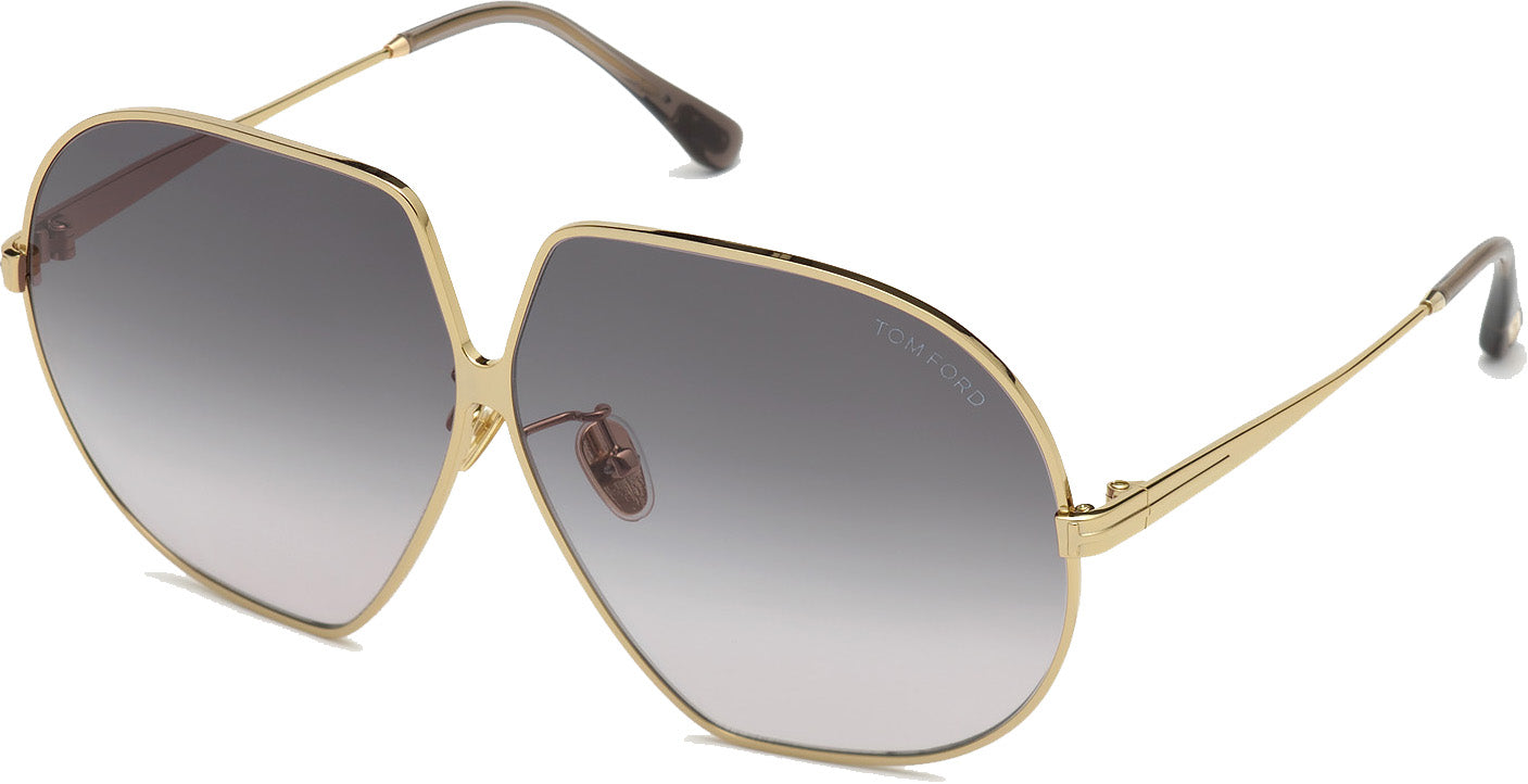 Color_28B - Shiny Rose Gold / Gradient Smoke